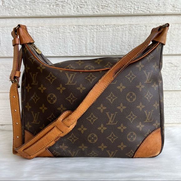 Louis Vuitton Handbags - LOUIS VUITTON Boulogne 35 Monogram Hobo Shoulder Bag Vintage